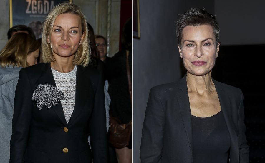 Małgorzata Foremniak i Danuta Stenka na premierze filmu "Zgoda"