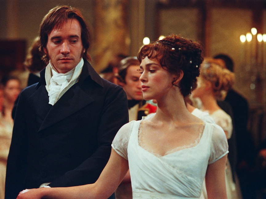 Keira Knightley i Matthew Macfadyen w filmie "Duma i uprzedzenie"
