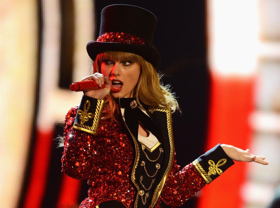 Taylor Swift podczas gali MTV EMA