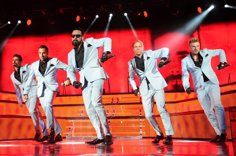 Backstreet Boys podczas koncertu w ramach "In A World Like This Tour" – sierpień 2013