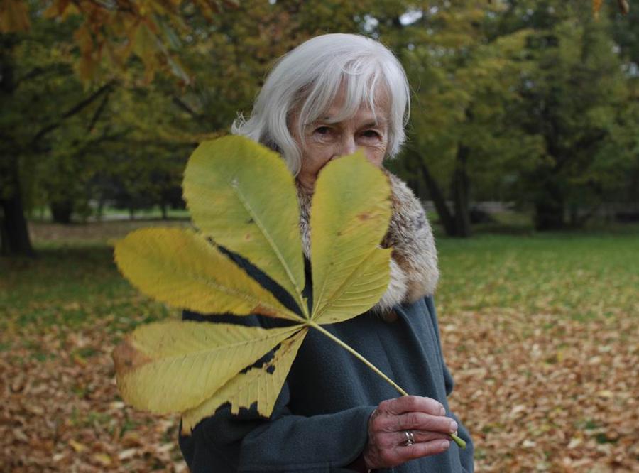 Danuta Szaflarska w filmie "Jeszcze nie wieczór"
