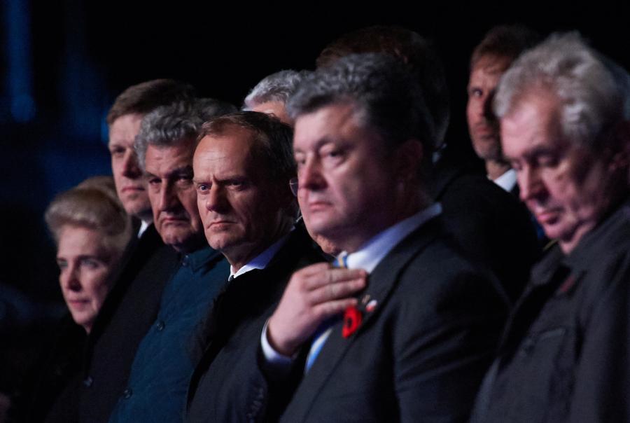 Prezydent Ukrainy PETRO POROSZENKO na Westerplatte