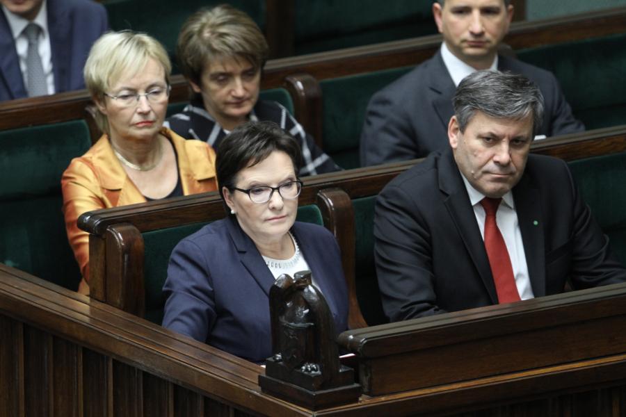 Ewa Kopacz, Janusz Piechociński w Sejmie