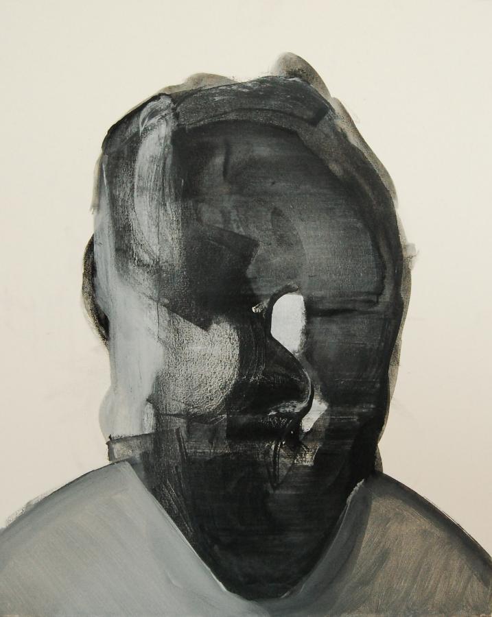 "Szkice do portretu 11", Cezary Bednarczyk, olej na płótnie, 50x40 cm