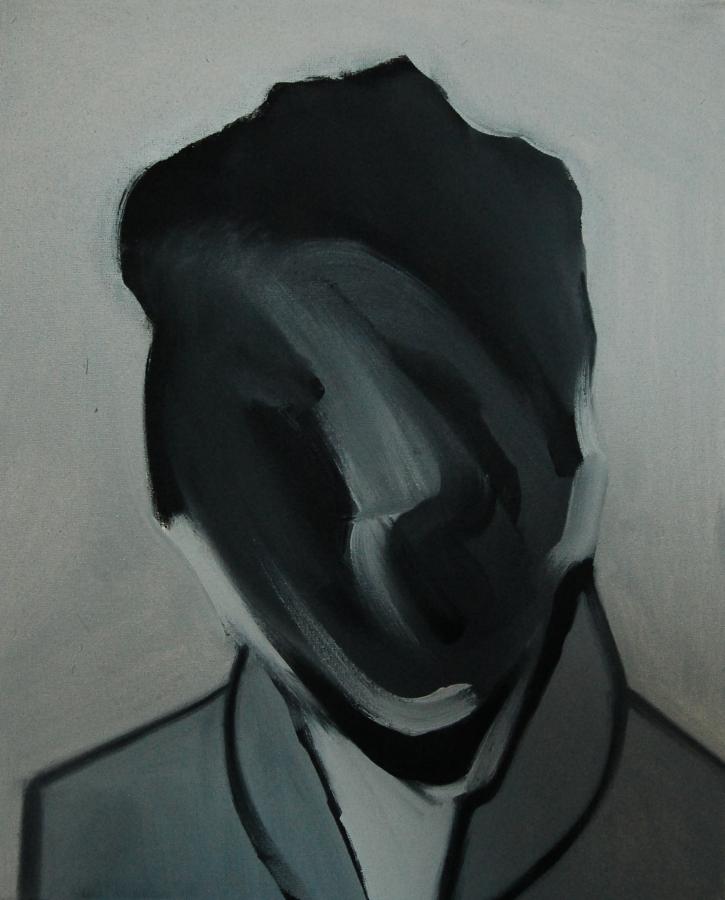 "Szkice do portretu 17", Cezary Bednarczyk, olej na płótnie, 50x40 cm