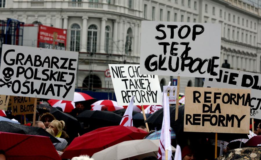 Protest nauczycieli