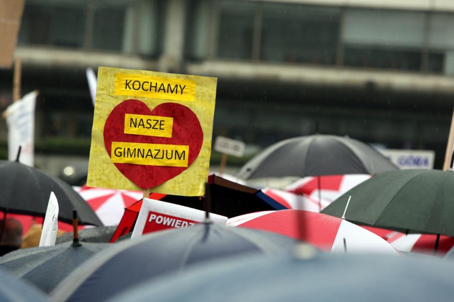 Protest nauczycieli