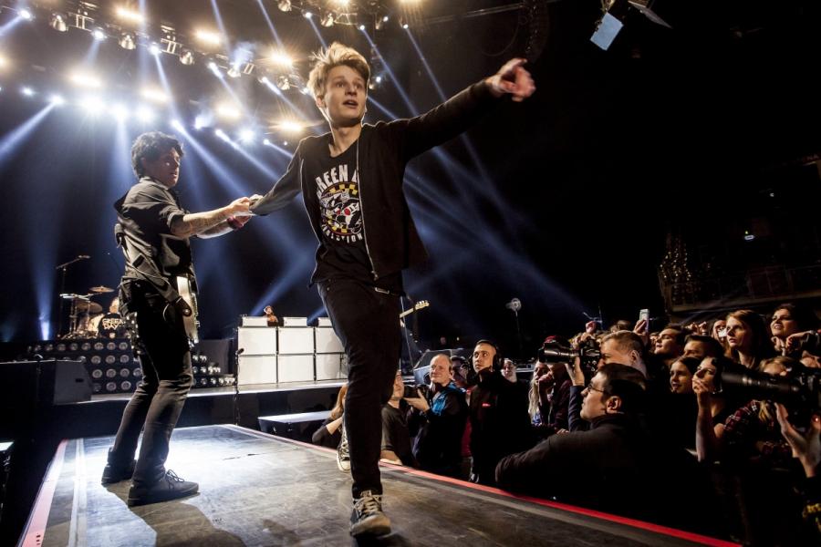 Green Day w Tauron Arena, w Krakowie, 21 stycznia 2017; fot. Kuba Ociepa