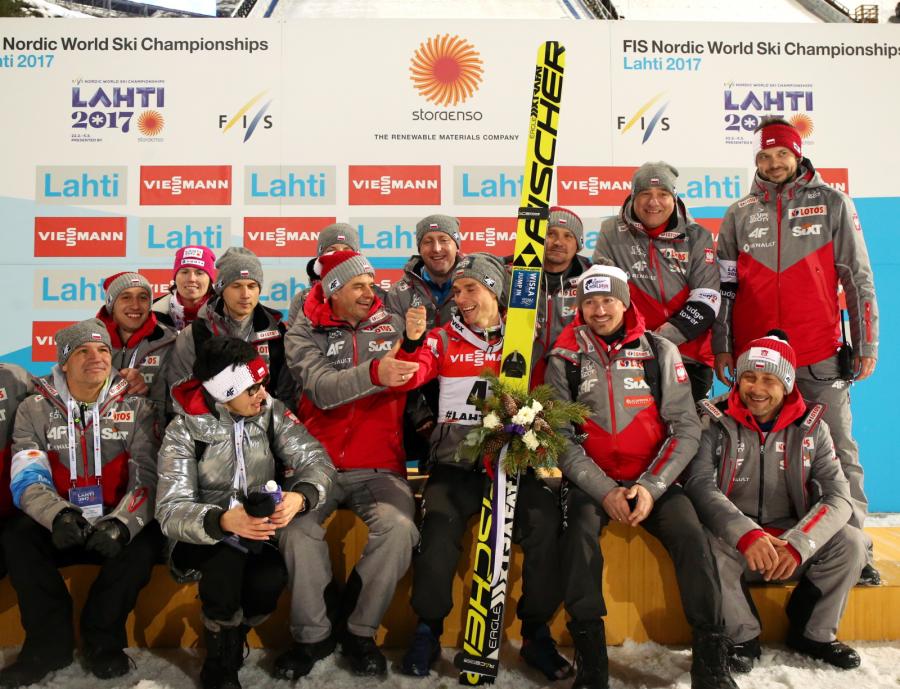 Horngacher doprowadził Stocha, Kota, Kubackiego i Żyłę do złotego medalu w Lahti